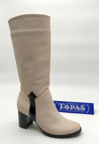 133827 Женские кожаные сапоги Topas™ оптом от производителя обуви