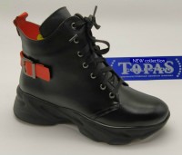 133203 Женские кожаные ботинки Topas™ оптом от производителя