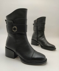 138547 Женские кожаные ботинки Topas™ оптом от производителя