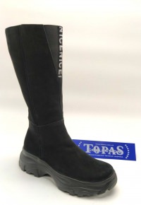 133826 Женские кожаные сапоги Topas™ оптом от производителя обуви