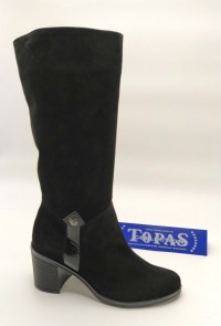 133828 Женские кожаные сапоги Topas™ оптом от производителя обуви