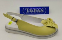 134186 Женские кожаные босоножки Topas™ оптом от производителя обуви 134186
