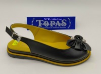 134187 Женские кожаные босоножки Topas™ оптом от производителя обуви 134187