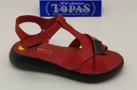 134224 Женские кожаные босоножки Topas™ оптом от производителя обуви