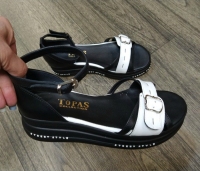 137907 Женские кожаные босоножки Topas™ оптом от производителя обуви