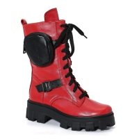 142571 Женские кожаные ботинки Topas™ оптом от производителя 142571