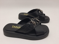 143876 Женские кожаные сабо Topas™ оптом от производителя обуви