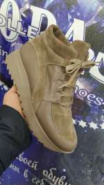148154 Женские кожаные ботинки Topas™ оптом от производителя