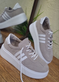 158841 Жіночі шкіряні кросівки Topas (кроссовки) від виробника взуття (обувь) Дніпро (Днепр 158841