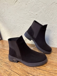 158365 Жіночі шкіряні черевики (женские ботинки натуральная кожа , замша )Topas™ оптом від виробн