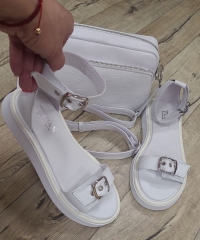 152106 Женские кожаные босоножки Topas™ оптом от производителя обуви