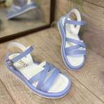 158925 Женские кожаные босоножки (босоніжки натуральна шкіра) Topas™ оптом от производителя обув