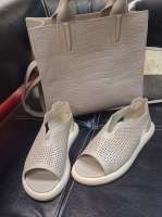 154951 Женские кожаные босоножки Topas™ оптом от производителя обуви