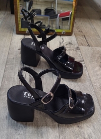 154936 Женские кожаные босоножки Topas™ оптом от производителя обуви