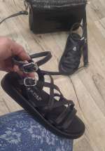 155457 Женские кожаные босоножки Topas™ оптом от производителя обуви