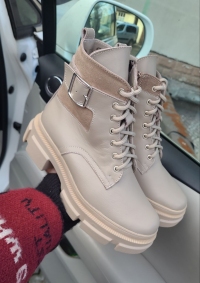 158304 Жіночі шкіряні черевики (женские ботинки натуральная кожа , замша )Topas™ оптом від виробн