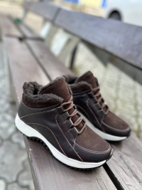 158331 Жіночі шкіряні черевики (женские ботинки натуральная кожа , замша )Topas™ оптом від виробн 158331