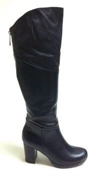 111512 Женские кожаные сапоги Topas™ оптом от производителя обуви