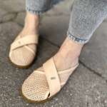 158802 Женские кожаные сабо (жиноче взуття натуральная шкіра)Topas™ оптом от производителя обуви