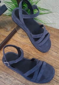 158832 Женские кожаные босоножки (босоніжки натуральна шкіра) Topas™ оптом от производителя обув