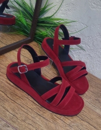 158851 Женские кожаные босоножки (босоніжки натуральна шкіра) Topas™ оптом от производителя обув