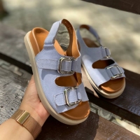 158736 Женские кожаные босоножки (босоніжки натуральна шкіра) Topas™ оптом от производителя обув