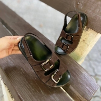 158738 Женские кожаные босоножки (босоніжки натуральна шкіра) Topas™ оптом от производителя обув