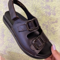 158739 Женские кожаные босоножки (босоніжки натуральна шкіра) Topas™ оптом от производителя обув