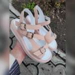 158862 Женские кожаные босоножки (босоніжки натуральна шкіра) Topas™ оптом от производителя обув