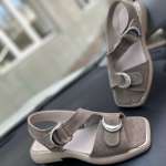 158716 Женские кожаные босоножки (босоніжки натуральна шкіра) Topas™ оптом от производителя обув