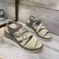 158878 Женские кожаные босоножки (босоніжки натуральна шкіра) Topas™ оптом от производителя обув