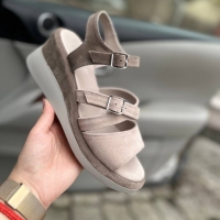 158828 Женские кожаные босоножки (босоніжки натуральна шкіра) Topas™ оптом от производителя обув