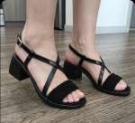 158934 Женские кожаные босоножки (босоніжки натуральна шкіра) Topas™ оптом от производителя обув