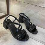 158836 Женские кожаные босоножки (босоніжки натуральна шкіра) Topas™ оптом от производителя обув