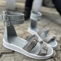 158838 Женские кожаные босоножки (босоніжки натуральна шкіра) Topas™ оптом от производителя обув