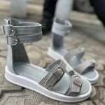 158838 Женские кожаные босоножки (босоніжки натуральна шкіра) Topas™ оптом от производителя обув