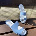 158848 Женские кожаные сабо (жиноче взуття натуральная шкіра)Topas™ оптом от производителя обуви