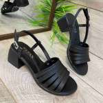 158916 Женские кожаные босоножки (босоніжки натуральна шкіра) Topas™ оптом от производителя обув