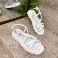 158913 Женские кожаные сабо (жиноче взуття натуральная шкіра)Topas™ оптом от производителя обуви