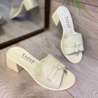 158926 Женские кожаные босоножки (босоніжки натуральна шкіра) Topas™ оптом от производителя обув