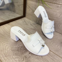 158927 Женские кожаные босоножки (босоніжки натуральна шкіра) Topas™ оптом от производителя обув