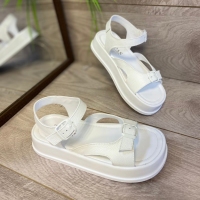 158929 Женские кожаные босоножки (босоніжки натуральна шкіра) Topas™ оптом от производителя обув