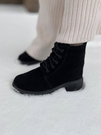 158500 Жіночі шкіряні черевики (женские ботинки натуральная кожа , замша )Topas™ оптом від виробн 158500