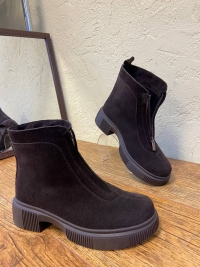 158437 Жіночі шкіряні черевики (женские ботинки натуральная кожа , замша )Topas™ оптом від виробн