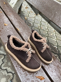 158309 Жіночі шкіряні черевики (женские ботинки натуральная кожа , замша )Topas™ оптом від виробн