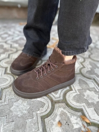 158297 Жіночі шкіряні черевики (женские ботинки натуральная кожа , замша )Topas™ оптом від виробн