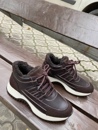 158291 Жіночі шкіряні черевики (женские ботинки натуральная кожа , замша )Topas™ оптом від виробн