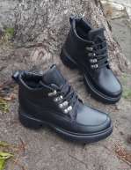 158339 Жіночі шкіряні черевики (женские ботинки натуральная кожа , замша )Topas™ оптом від виробн