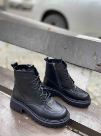 158490 Жіночі шкіряні черевики (женские ботинки натуральная кожа , замша )Topas™ оптом від виробн 158490