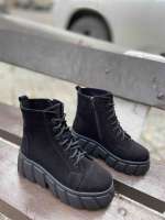 158489 Жіночі шкіряні черевики (женские ботинки натуральная кожа , замша )Topas™ оптом від виробн